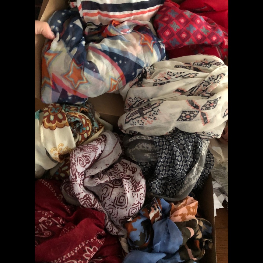 Box of scarves